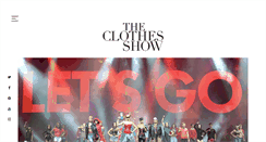 Desktop Screenshot of clothesshow.com